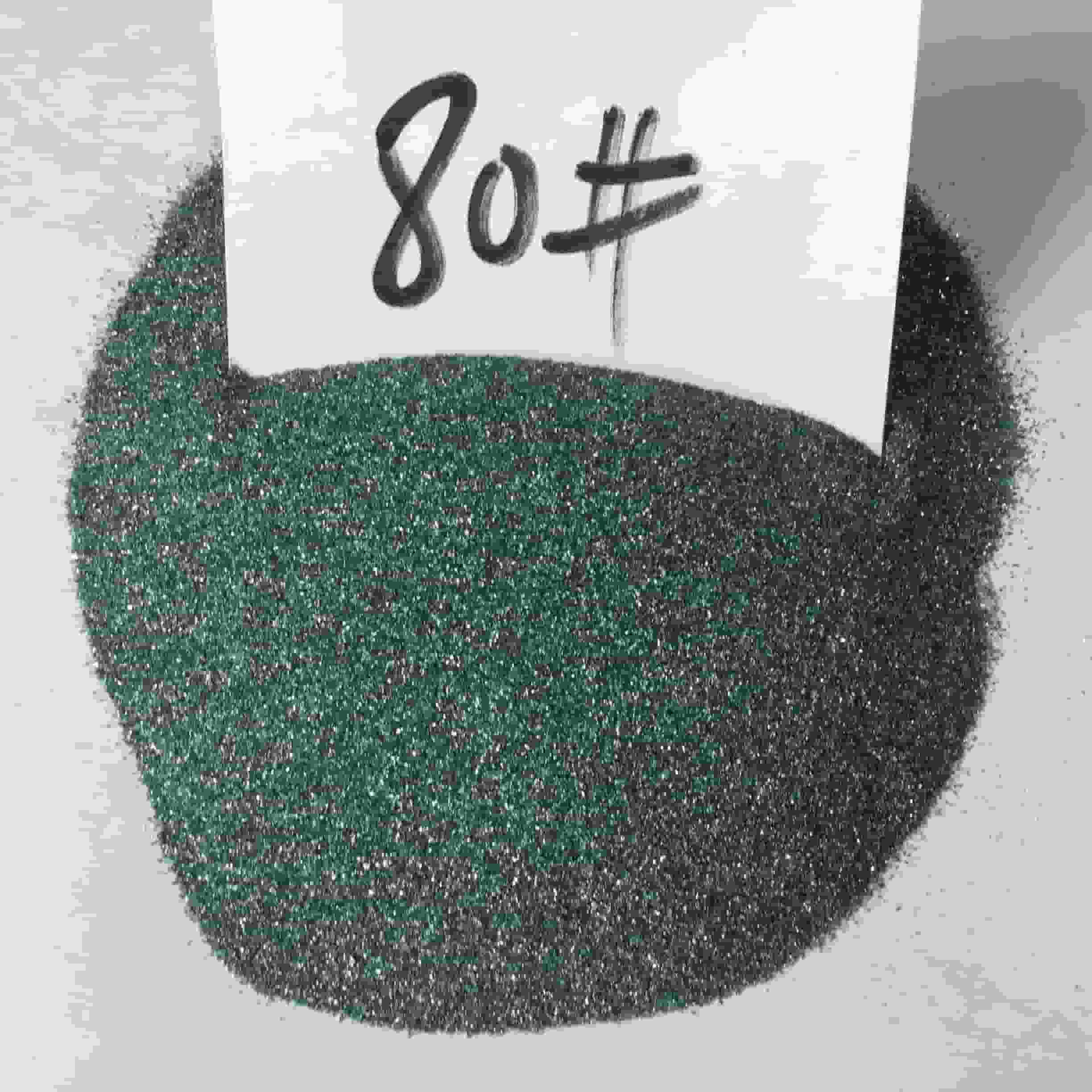 美甲条抛光用绿色碳化硅砂绿色金刚砂磨料